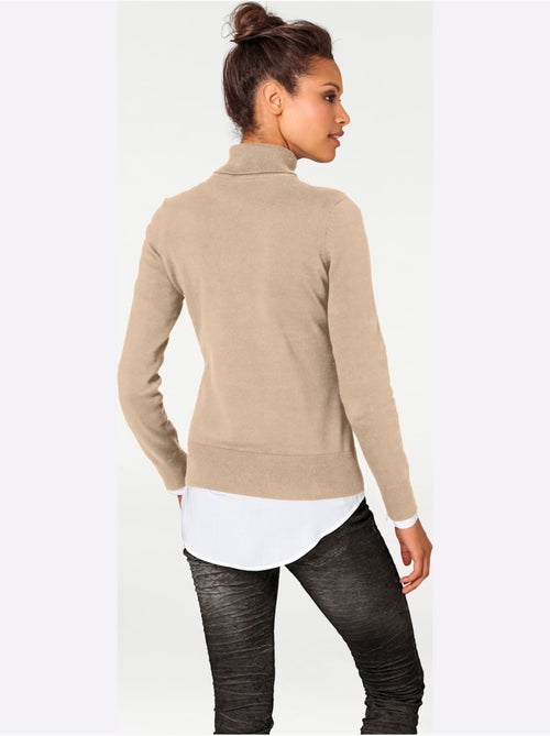 Pull à Col Roulé Superbe Basique Facile à Associer - Taille Standard - helline - Kiabi