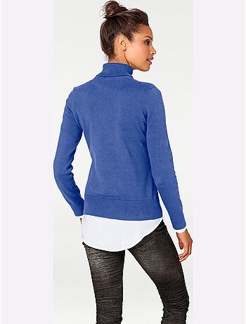 Pull à Col Roulé Superbe Basique Facile à Associer - Taille Standard - helline