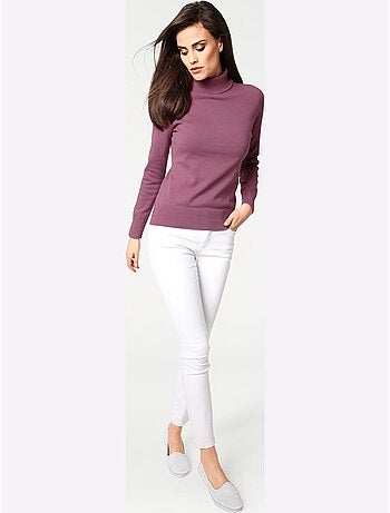 Pull à Col Roulé Superbe Basique Facile à Associer - Taille Standard - helline