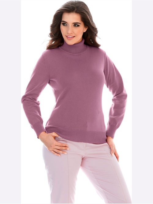 Pull à Col Roulé Superbe Basique Facile à Associer - Taille Standard - helline - Kiabi