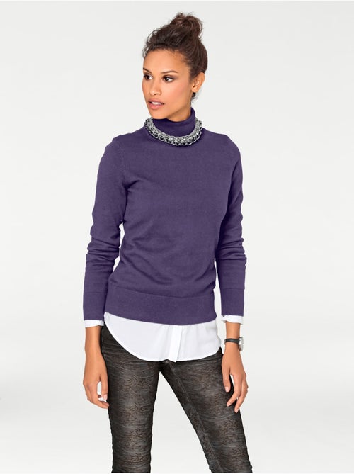Pull à Col Roulé Superbe Basique Facile à Associer - Taille Standard - helline - Kiabi
