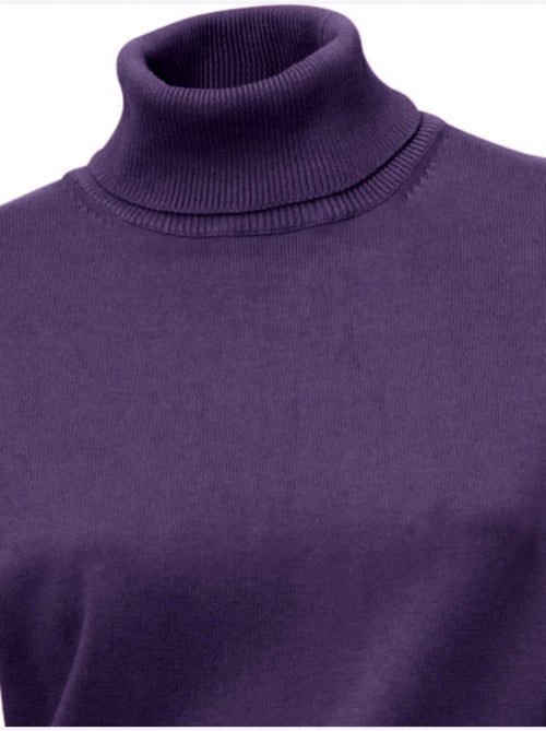 Pull à Col Roulé Superbe Basique Facile à Associer - Taille Standard - helline - Kiabi