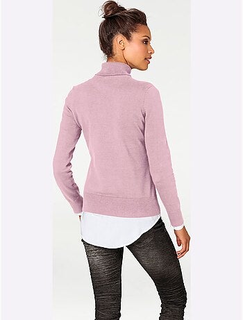Pull à Col Roulé Superbe Basique Facile à Associer - Taille Standard - helline
