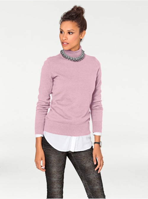 Pull à Col Roulé Superbe Basique Facile à Associer - Taille Standard - helline - Kiabi