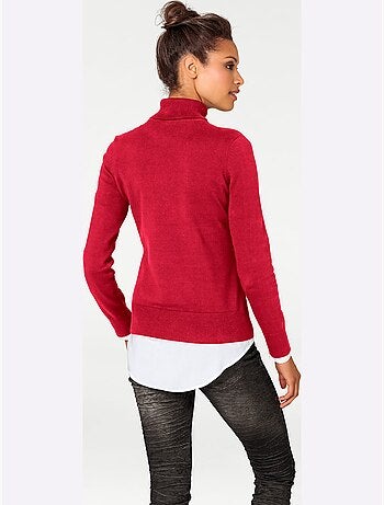 Pull à Col Roulé Superbe Basique Facile à Associer - Taille Standard - helline