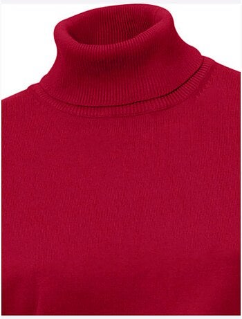 Pull à Col Roulé Superbe Basique Facile à Associer - Taille Standard - helline