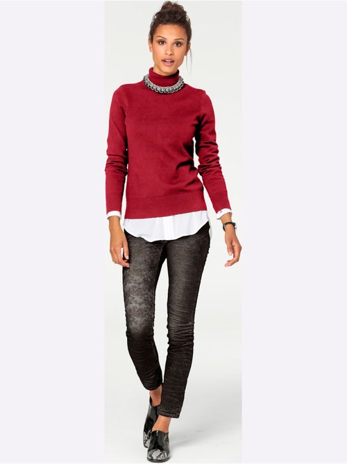 Pull à Col Roulé Superbe Basique Facile à Associer - Taille Standard - helline - Kiabi