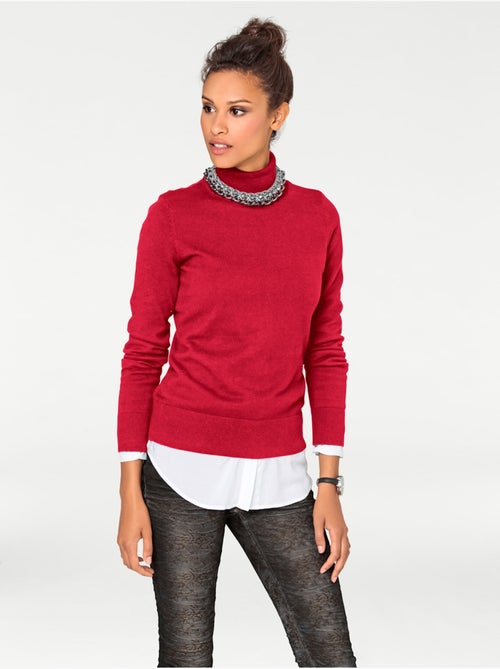 Pull à Col Roulé Superbe Basique Facile à Associer - Taille Standard - helline - Kiabi