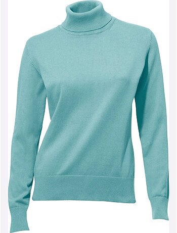 Pull à Col Roulé Superbe Basique Facile à Associer - Taille Standard - helline