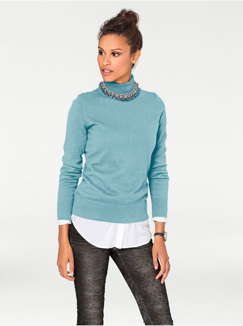 Pull à Col Roulé Superbe Basique Facile à Associer - Taille Standard - helline - Kiabi