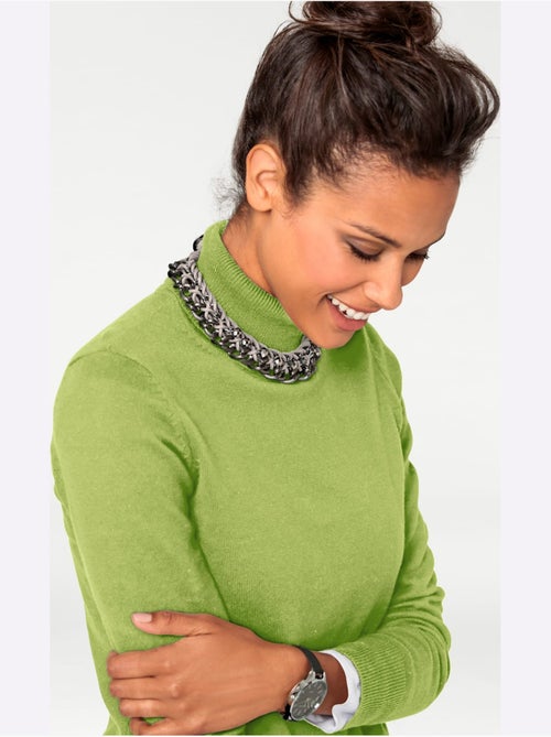 Pull à Col Roulé Superbe Basique Facile à Associer - Taille Standard - helline - Kiabi