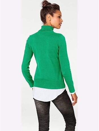 Pull à Col Roulé Superbe Basique Facile à Associer - Taille Standard - helline