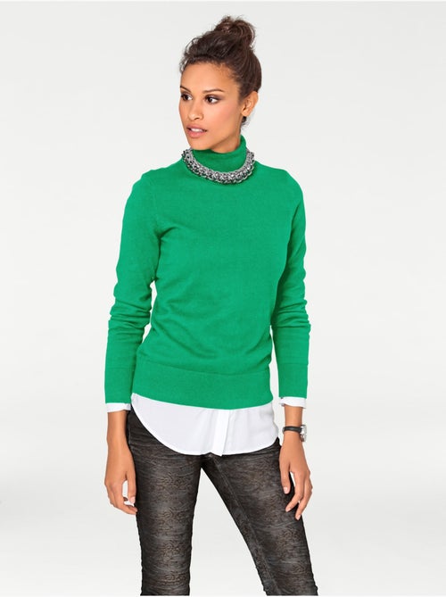 Pull à Col Roulé Superbe Basique Facile à Associer - Taille Standard - helline - Kiabi