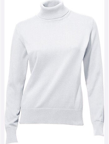 Pull à Col Roulé Tricot Fin Et Doux - Taille Standard - Helline