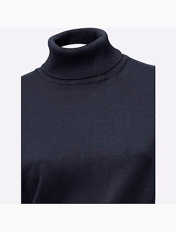 Pull à col roulé tricot fin et doux - taille standard - helline