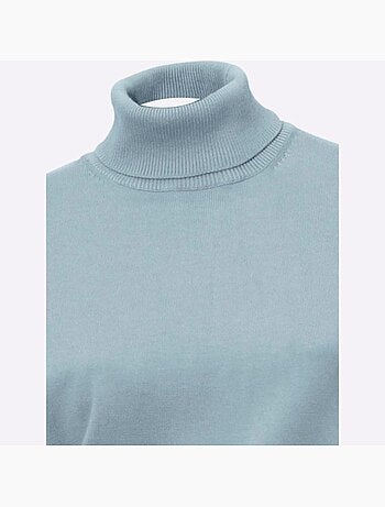 Pull à col roulé tricot fin et doux - taille standard - helline