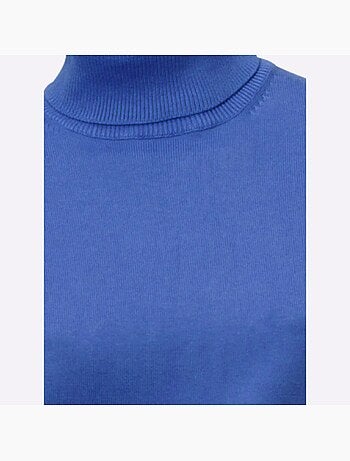 Pull à col roulé tricot fin et doux - taille standard - helline
