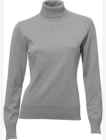 Pull à Col Roulé Tricot Fin Et Doux - Taille Standard - Helline