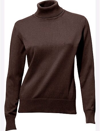 Pull à Col Roulé Tricot Fin Et Doux - Taille Standard - Helline