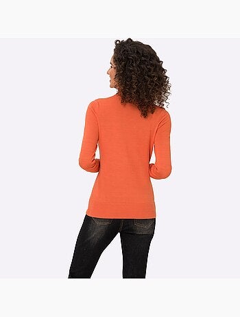 Pull à col roulé tricot fin et doux - taille standard - helline