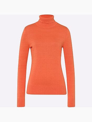 Pull à col roulé tricot fin et doux - taille standard - helline