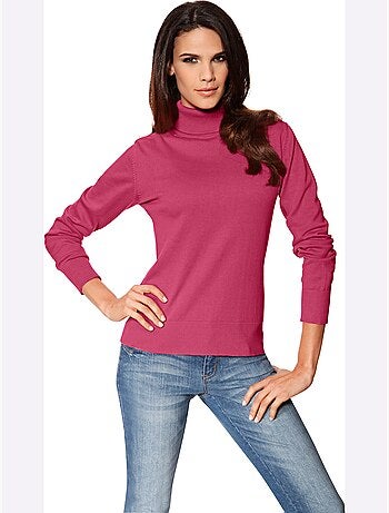 Pull à Col Roulé Tricot Fin Et Doux - Taille Standard - Helline