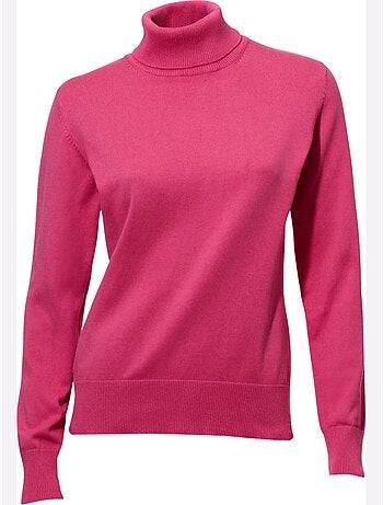 Pull à Col Roulé Tricot Fin Et Doux - Taille Standard - Helline