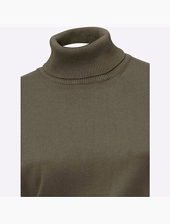 Pull à col roulé tricot fin et doux - taille standard - helline