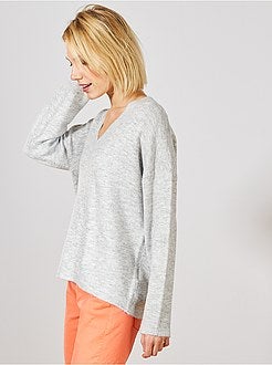 Pull à col V - Kiabi