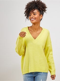 Pull à col V - Kiabi