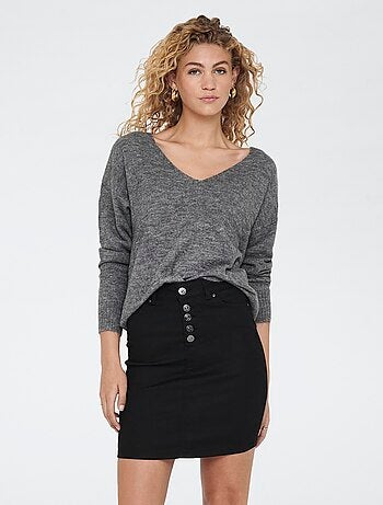 Pull à col V 'JDY'