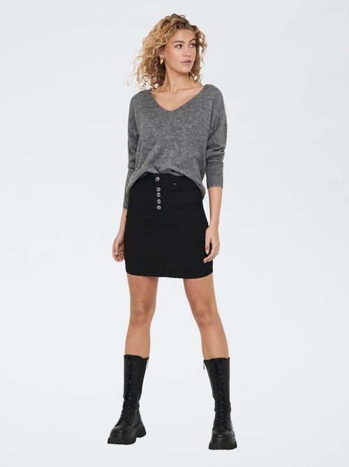 Pull à col V 'JDY' - Kiabi