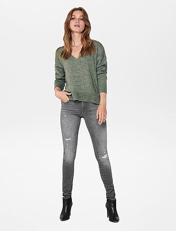Pull à col V 'JDY'