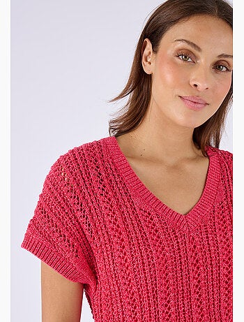 Pull à côtes fantaisie - Damart