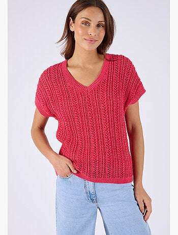 Pull à côtes fantaisie - Damart