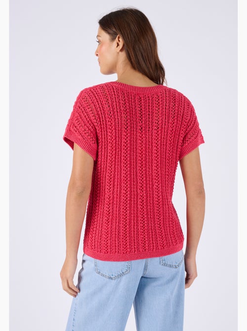 Pull à côtes fantaisie - Damart - Kiabi