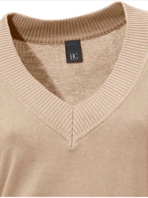 Pull à Encolure En V - Taille Standard - Helline - Kiabi