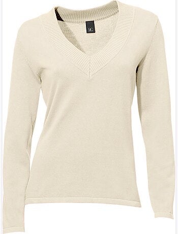 Pull à Encolure En V - Taille Standard - Helline