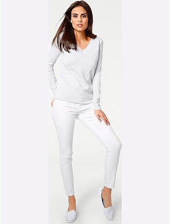 Pull à Encolure En V - Taille Standard - Helline