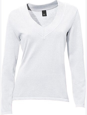 Pull à Encolure En V - Taille Standard - Helline