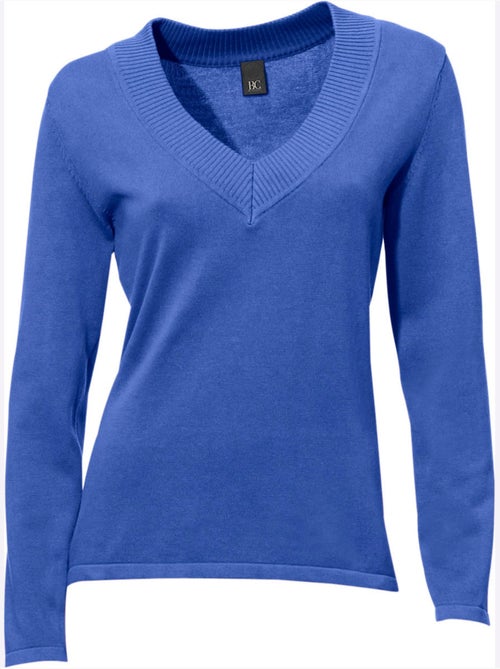 Pull à Encolure En V - Taille Standard - Helline - Kiabi