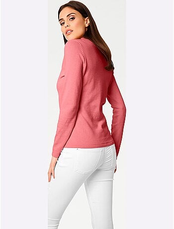 Pull à Encolure En V - Taille Standard - Helline