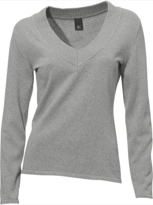Pull à Encolure En V - Taille Standard - Helline - Kiabi