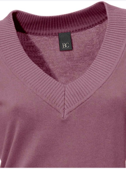 Pull à Encolure En V - Taille Standard - Helline - Kiabi