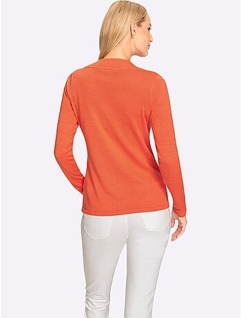 Pull à Encolure En V - Taille Standard - Helline