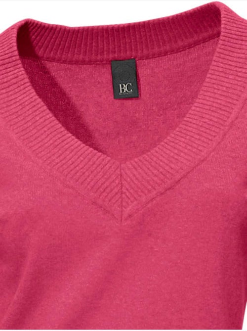 Pull à Encolure En V - Taille Standard - Helline - Kiabi