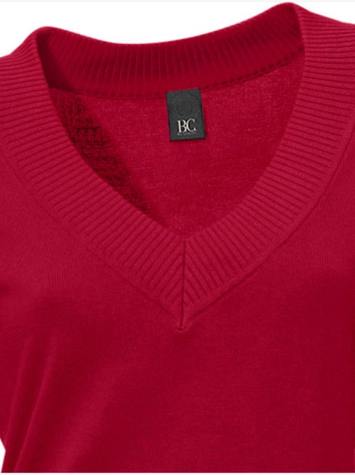 Pull à Encolure En V - Taille Standard - Helline - Kiabi