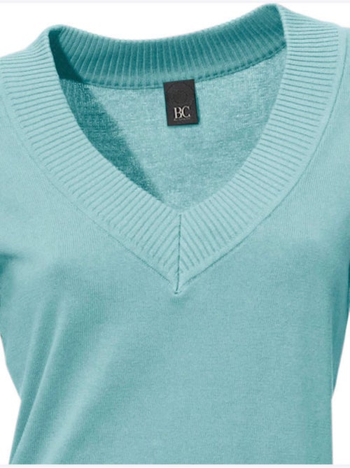 Pull à Encolure En V - Taille Standard - Helline - Kiabi