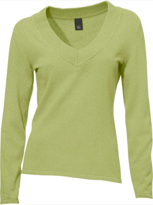 Pull à Encolure En V - Taille Standard - Helline - Kiabi