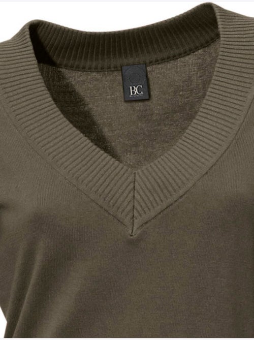 Pull à Encolure En V - Taille Standard - Helline - Kiabi